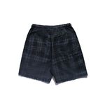 TWILL SHORTS - CHECKED BLUE
