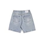 STRAIGHT DENIM SHORTS - BLUE SKY