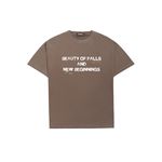 STENCIL T-SHIRT - BROWN