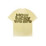 HOW LUCKY T-SHIRT - WASHED YELLOW