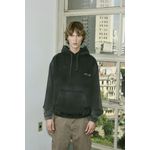 RELAXED HOODIE - STONED BLACK