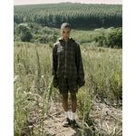 UTILITY JACKET - CHECKED BROWN