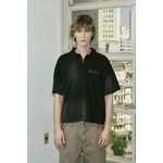 SKETCH LOOSE POLO - STONED BLACK