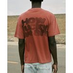 HOW LUCKY T-SHIRT - WASHED RED 