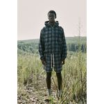 TWILL SHORTS - CHECKED BLUE