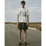 TWILL SHORTS - CHECKED BROWN