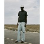 STRAIGHT DENIM PANTS - BLUE SKY