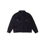 RELAXED DENIM JACKET - BLACK