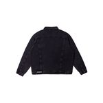 RELAXED DENIM JACKET - BLACK