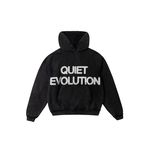 QUIET EVOLUTION - HOODIE - STONED BLACK