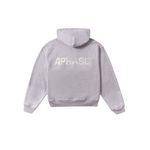 ZIPPED HOODIE - MIXED GRAY