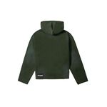 TRIM ZIPPED HOODIE - STONED GREEN
