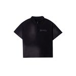 SKETCH LOOSE POLO - STONED BLACK