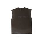 SKETCH TANK TOP - STONED BROWN