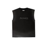 SKETCH TANK TOP - STONED BLACK