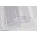 Plástico Transparente PVC Cristal 0.2mm 1m com Papel Cipa