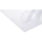 Plástico Transparente PVC Cristal 0.8mm 1m com Papel Cipa