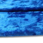 Tecido Veludo Molhado Azul BIQ 1m