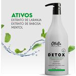 SHAMPOO DETOX QBELLA PROFISSIONAL 1LITRO 