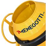 BETONEIRA MENEGOTTI 150L PRIME COM MOTOR MONOFÁSICO 110/220V - MENEGOTTI