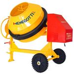 BETONEIRA MENEGOTTI 400L PROFISSIONAL RENTAL COM MOTOR MONOFÁSICO 110/220V - MENEGOTTI