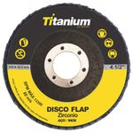 DISCO FLAP 115MM #120 - TITANIUM