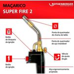 MACARICO A GAS PORTATIL SUPER FIRE - ROTHENBERG
