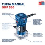 TUPIA DE LAMINAÇÃO 0550W (GKF550) - BOSCH