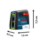 NÍVEL LASER 012M (GLL2-12) VERDE BOLSA + SUPORTE - BOSCH