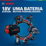 PARAFUSADEIRA FURADEIRA DE IMPACTO 18V (GSB18V-50) BRUSHLESS (SEM CARVÃO) + 2 BATERIA + MALETA BIVOLT - BOSCH