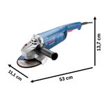 ESMERILHADEIRA 7" GWS 2200-180 2200W - BOSCH