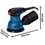 LIXADEIRA EXCÊNTRICA 250W (GEX125-1AE) 06013A80D0 110V/ 06013A80E0 220V - BOSCH