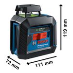 NIVEL LASER 020M(GLL2-20G) TRIPE / CARREGADOR E PILHAS RECARREGÁVEIS 0615A001YD - BOSCH 