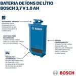 BATERIA 03,7V.1,0AH - BOSCH