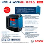 NIVEL LASER 012M(GLL12-22G) BOSCH - 0601065320