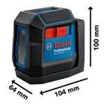 NIVEL LASER 012M(GLL12-22G)VERDE C/BATERIA 3,7V. - BOSCH 