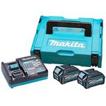 KIT 2 BATERIAS BL4020+CARREGADOR DC40RC 40V MALETA - MAKITA 