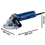 ESMERILHADEIRA 5" 0900W(GWS9-125) HD 127V / 220V 