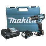 FURADEIRA PARAFUSADEIRA DE IMPACTO 12V COM DUAS BATERIAS 1.5Ah / CARREGADOR E MALETA HP333DWYE - MAKITA