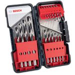 JOGO BROCA PARAL AR (1,0A10,0MM) 18 PEÇAS POINTTEQ - BOSCH 
