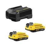 MARTELETE PERFURADOR ROMPEDOR 20V (SBH900)COM 2 BATERIAS E CARREGADOR BIVOLT - STANLEY