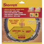 SERRA CIRCULAR METAL DURO PARA MADEIRA 254X 60 10" CCS254-60DW - STARRETT 