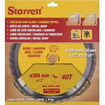SERRA CIRCULAR METAL DURO PARA MADEIRA 305X40 12" CCS305-40DW - STARRETT