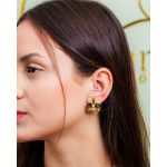 Brinco Orquídea Dourado