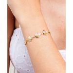 Pulseira Folha de Bordo Dourado