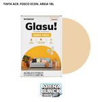 TINTA ACRÍLICA FOSCO MUDA FÁCIL AREIA 18L GLASU!