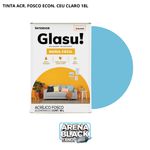 TINTA ACRÍLICA FOSCO MUDA FÁCIL CÉU CLARO 18L GLASU!