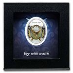 Moeda de Prata Niue 2023 - Egg With Watch Ag999 16,81 g