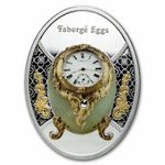 Moeda de Prata Niue 2023 - Egg With Watch Ag999 16,81 g