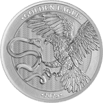 [pré-venda} 2025 Malta Golden Eagle 5 Euro 1 oz Silver BU